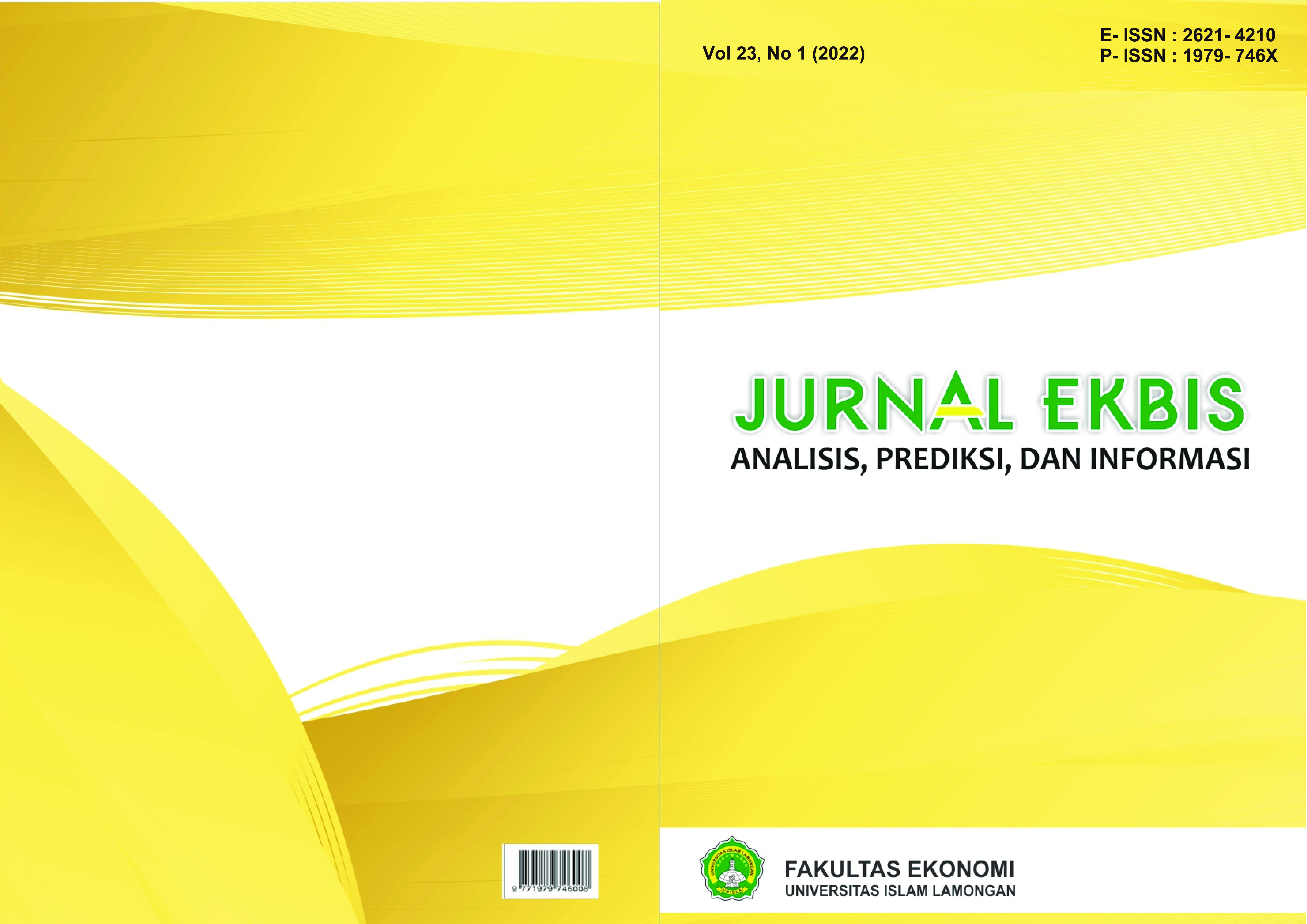					View Vol. 23 No. 2 (2022):  Jurnal Ekbis : Analisis,Prediksi dan Informasi
				